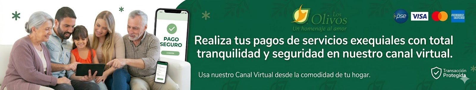 Realiza tus pagos en línea — Los Olivos Bogotá